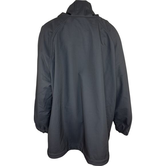 Dennis Basso V-Luxe Black Coat Hooded Zip Button Vent Adjustable 2X Outerwear - Picture 12 of 14